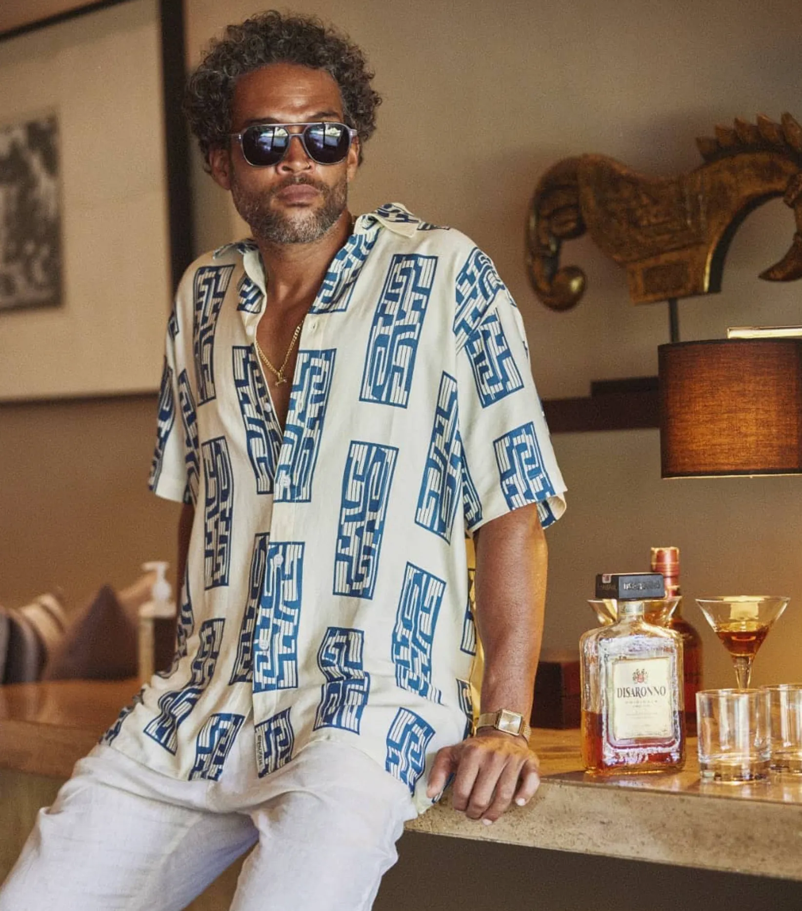 The Original Leisure Shirt - Colombo Signature Print