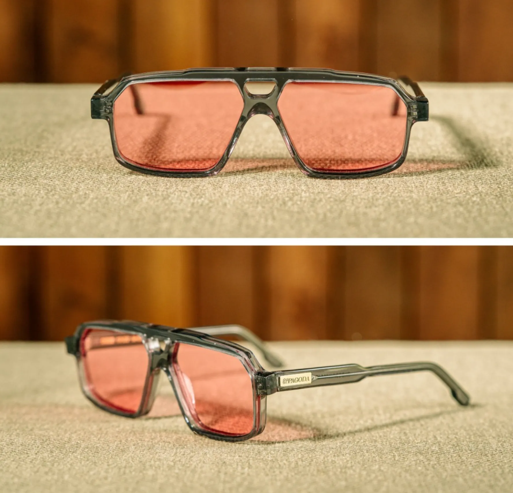 OG22 Smoke, rose lens